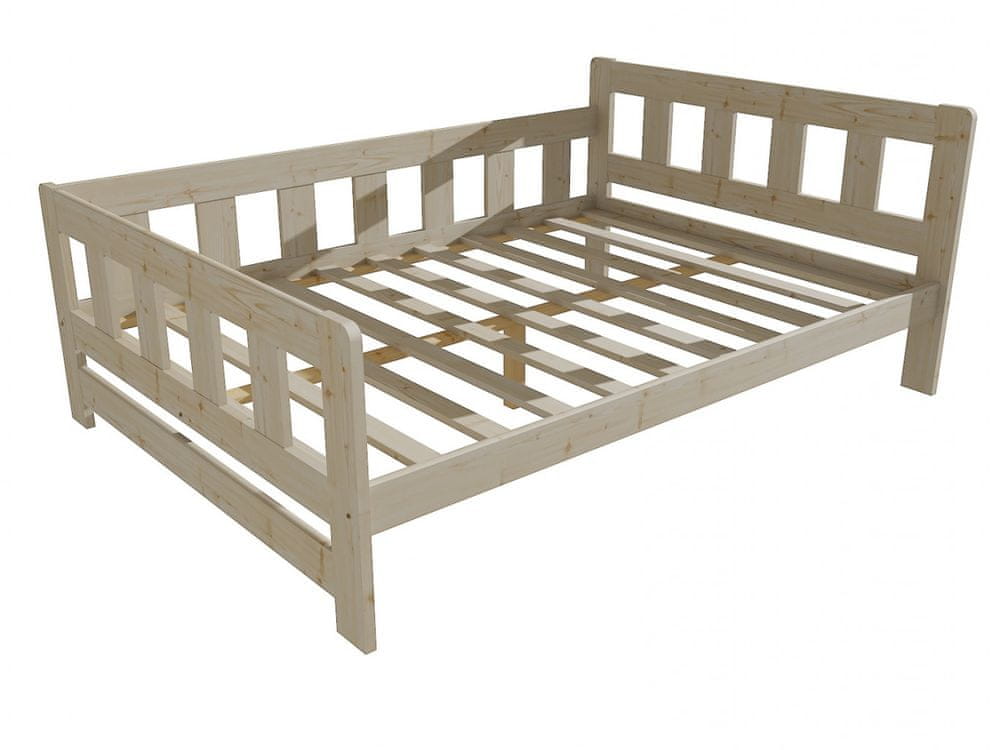 eoshop Detská posteľ VMK010FB KIDS (Rozmer: 120 x 200 cm, Farba dreva: surové drevo)